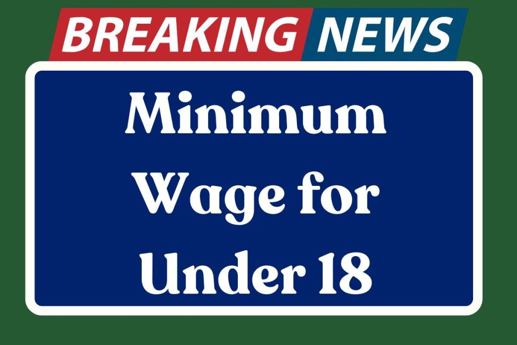 Minimum Wage for Under 18