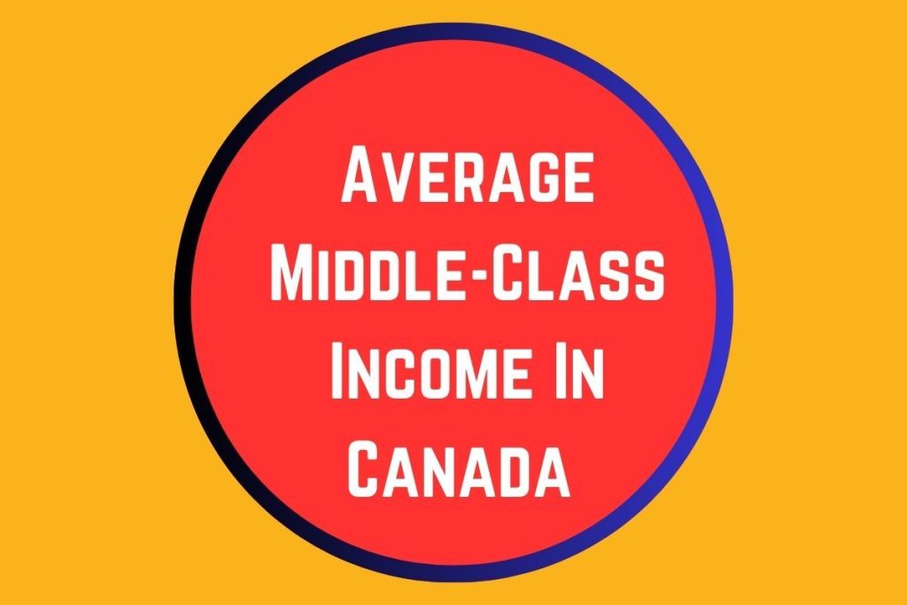 Average Middle-Class Income In Canada 