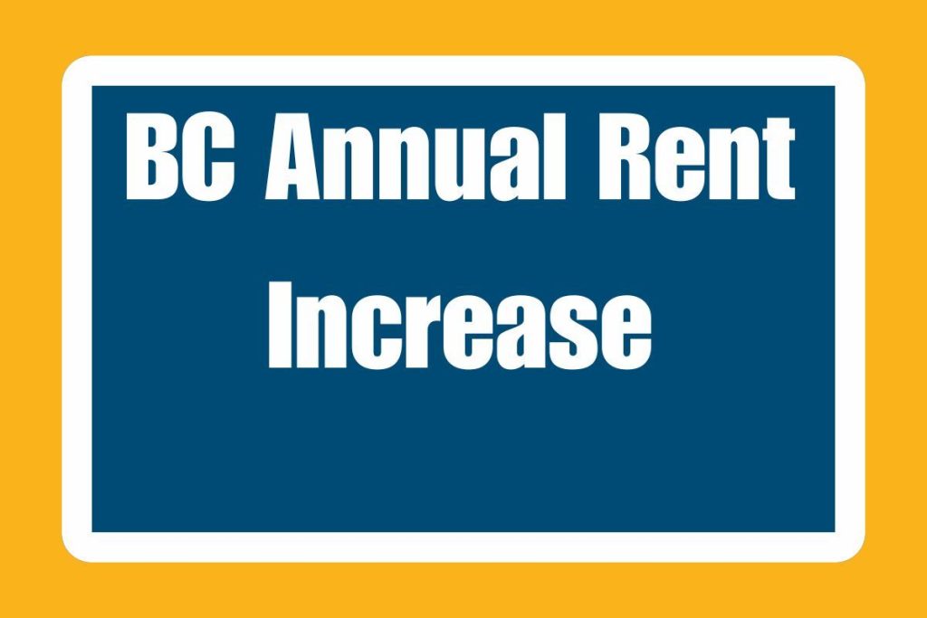 BC Annual Rent Increase